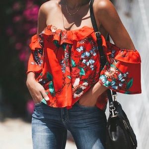 Off the shoulder top